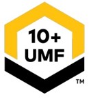 Certified UMF 10+ Manuka honey label