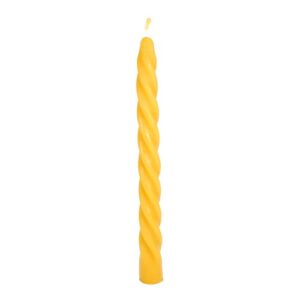 Beeswax spiral candle
